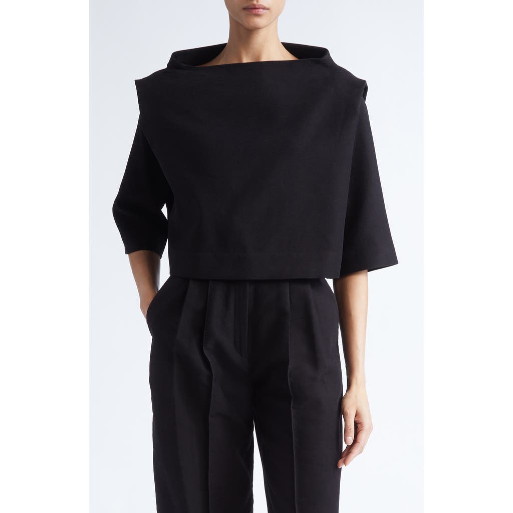 GIA STUDIOS Lyn Cotton Top in Black  product