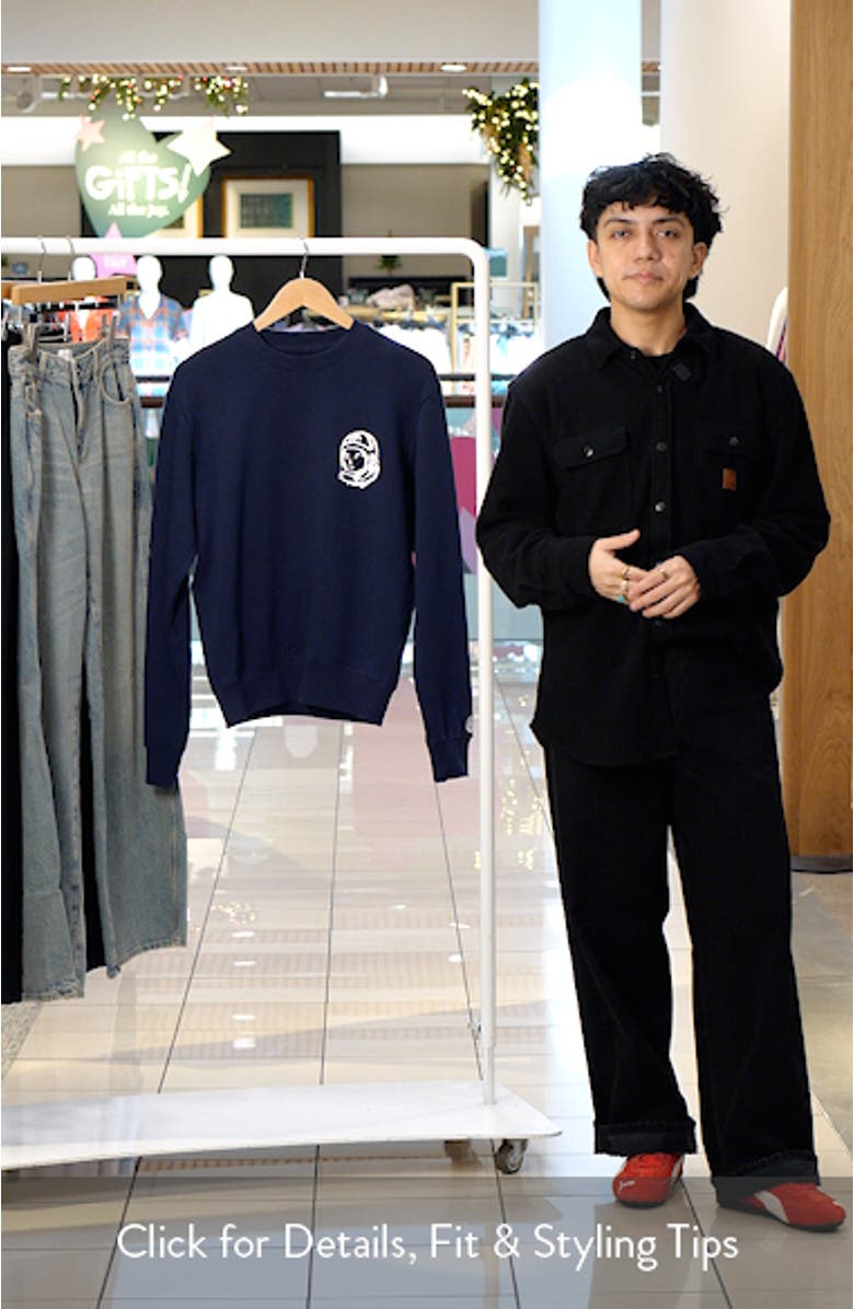 BB Helmet Crewneck Sweatshirt, sales video thumbnail