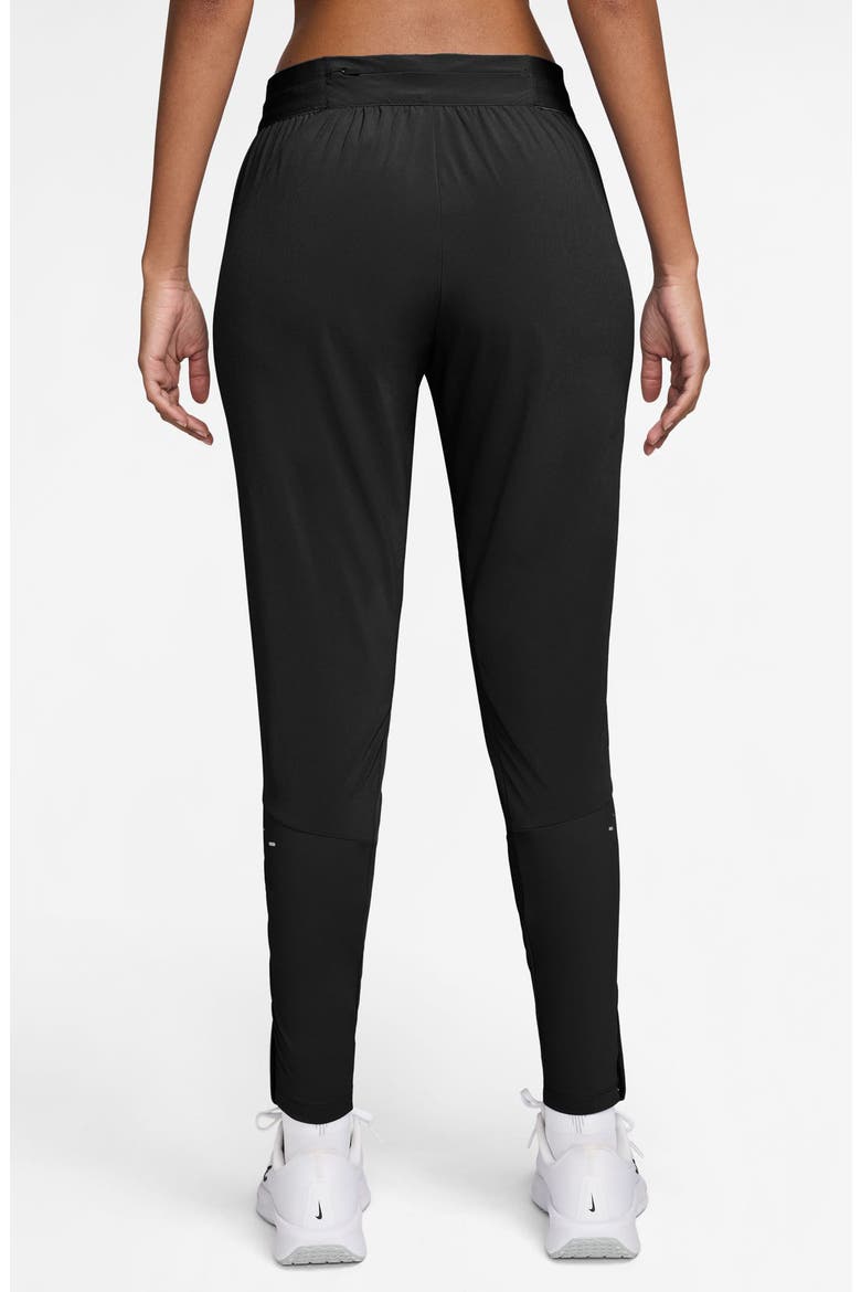 Swift Dri-FIT Mid Rise Running Pants, Alternate, color, BLACK/REFSIL