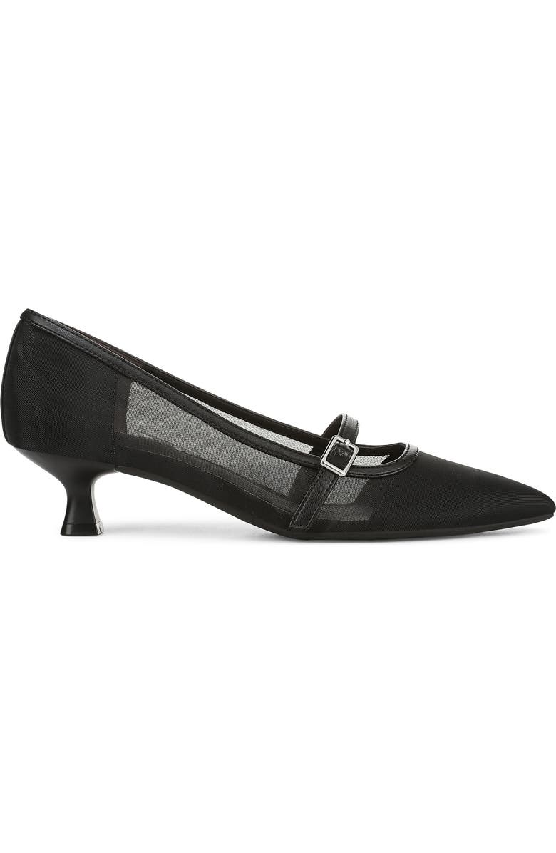 LifeStride Madelyn Mary Jane Pointed Toe Kitten Heel Pump, Alternate, color, Black
