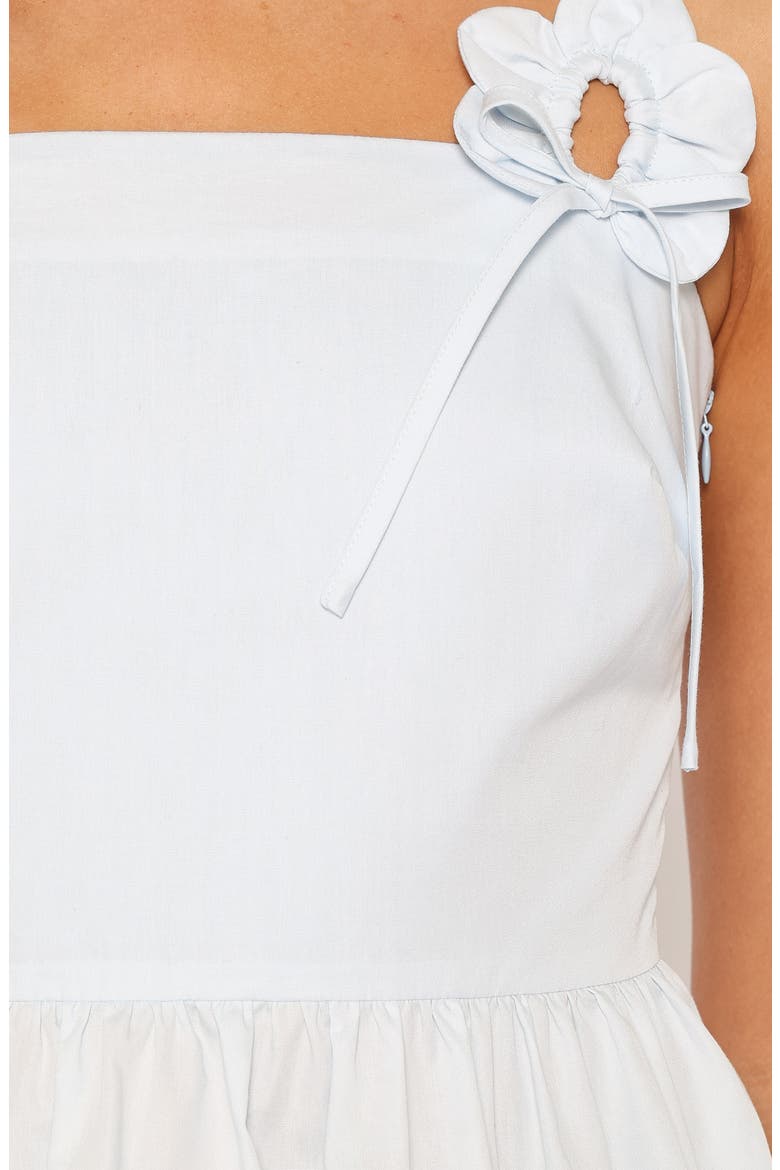 Santiago Peplum Top, Alternate, color, BABY BLUE