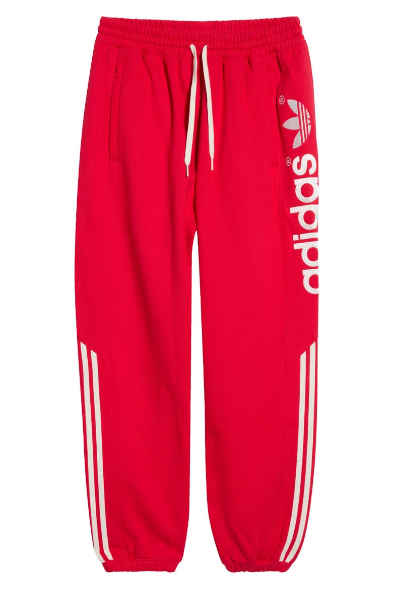 Signature Block Sweatpants, Main, color, PURE RUBY