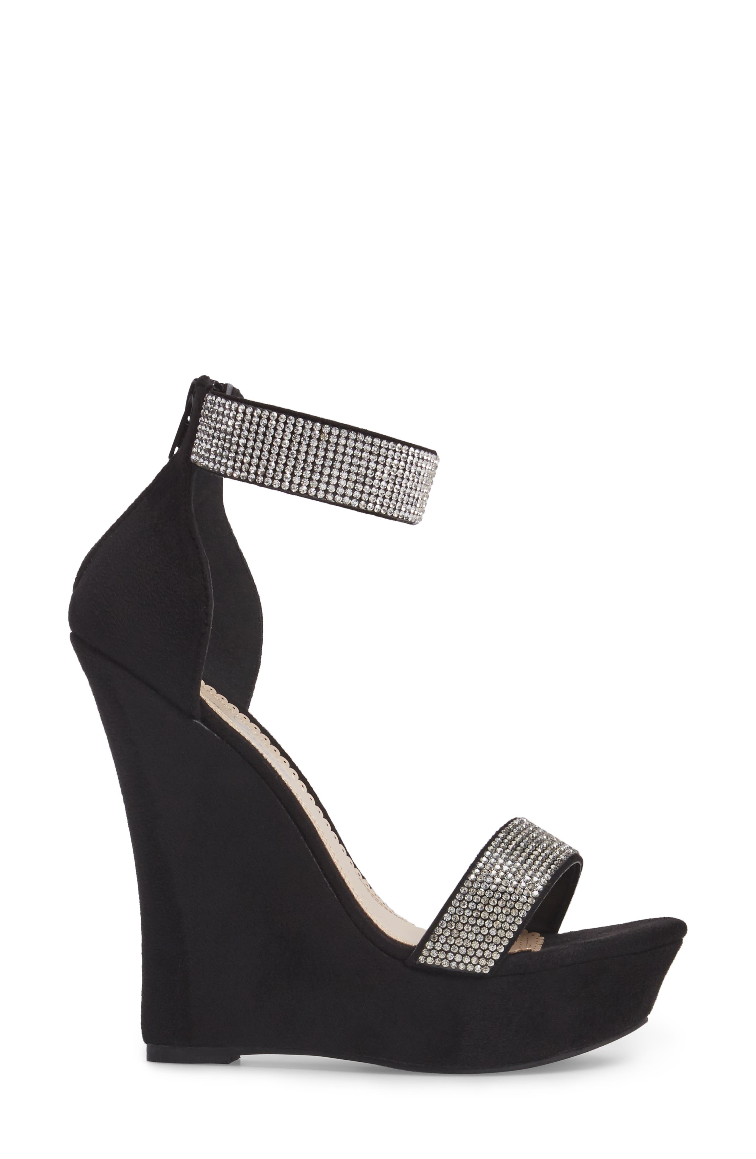 Lauren Lorraine Lana Embellished Platform Wedge, Alternate, color, 