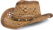 BP. Faded Straw Cowboy Hat