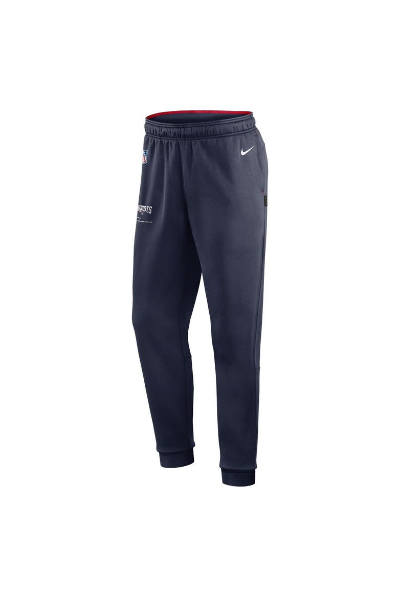Men's Nike Navy New England Patriots Sideline Logo Performance Pants, Alternate, color, Navy