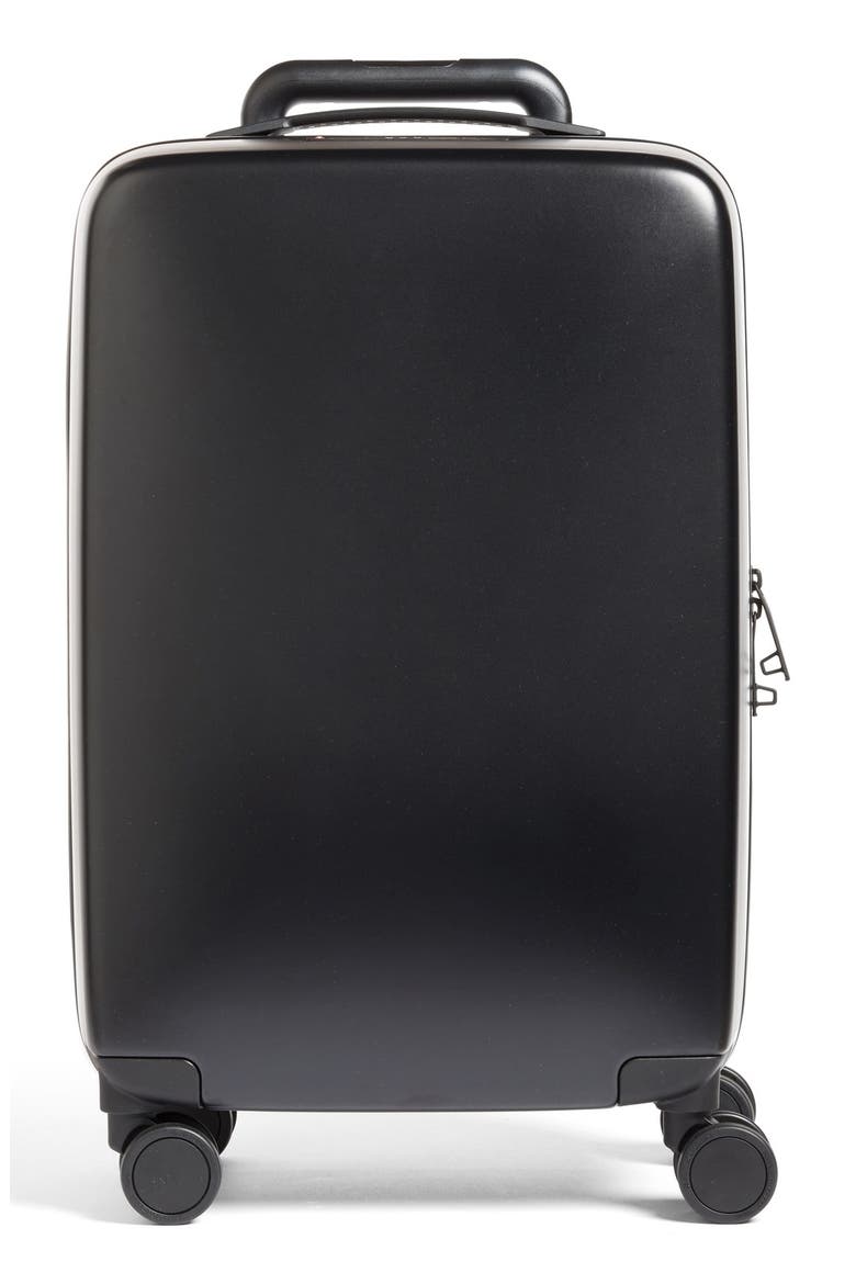 The A22 22-Inch Charging Wheeled Carry-On, Alternate, color, BLACK MATTE