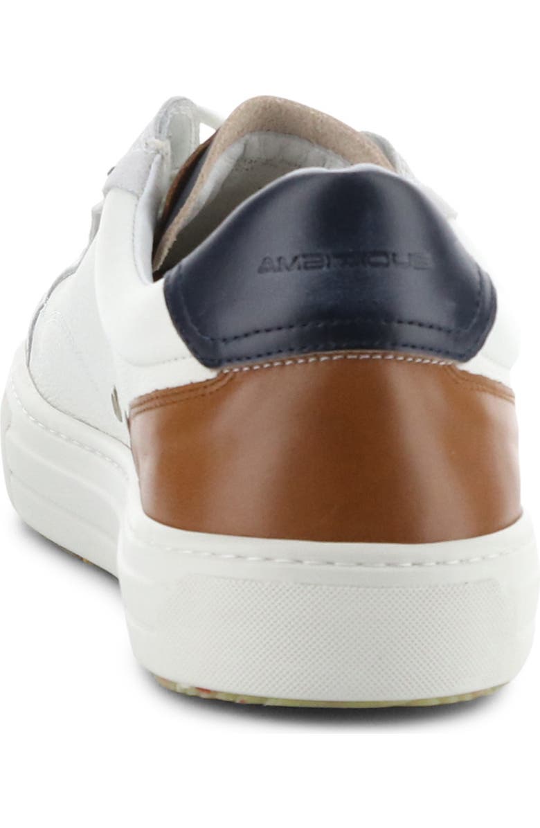 Ambitious 11218 Low Top Sneaker, Alternate, color, Off White/ Cognac Leather