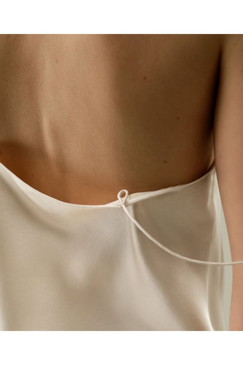 Women's Chic Minimal Silk Cami, Alternate, color, Gravel Gold