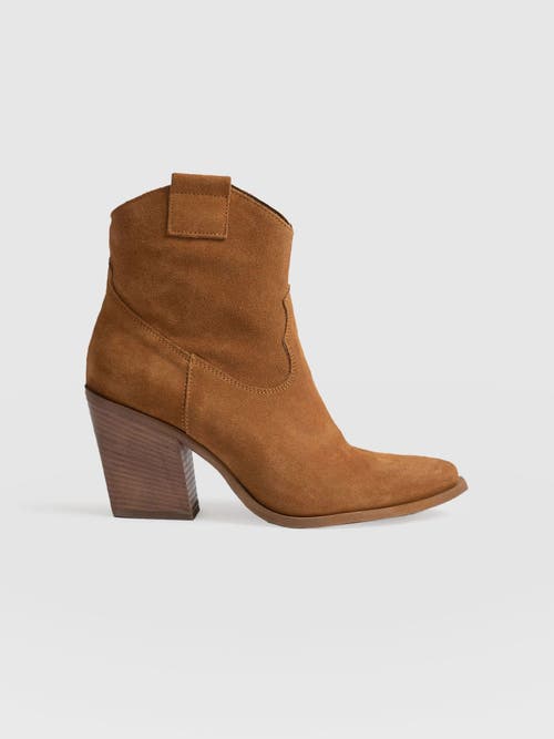 Saint + Sofia Dallas Mid Boot In Beige