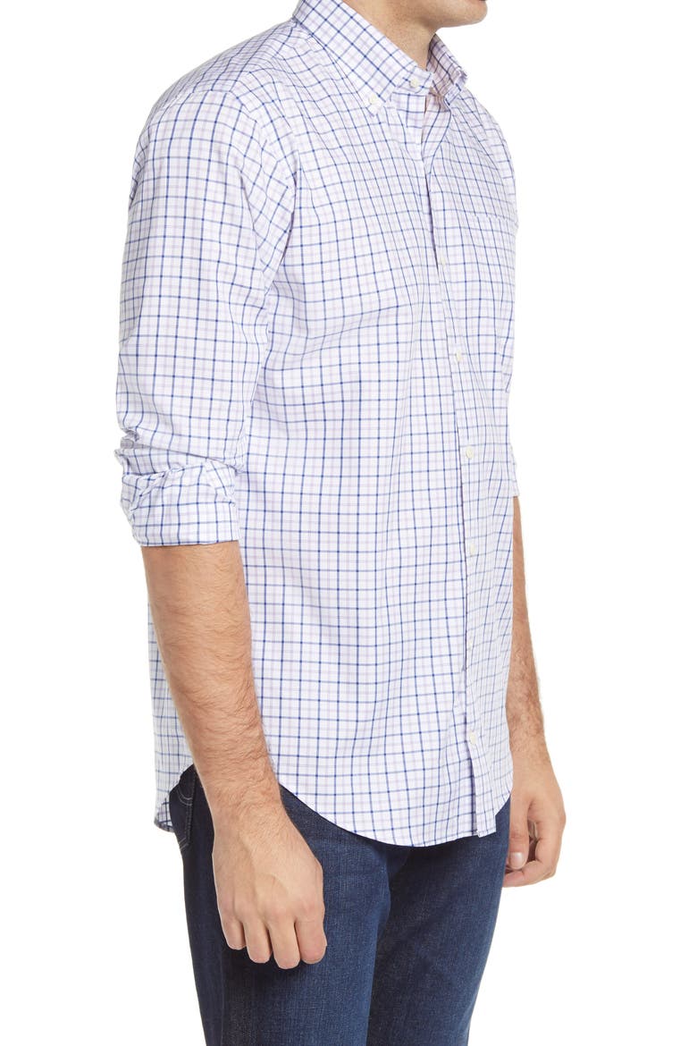 Hyco Regular Fit Tattersall Check Button-Down Shirt, Alternate, color, YORK BLUE