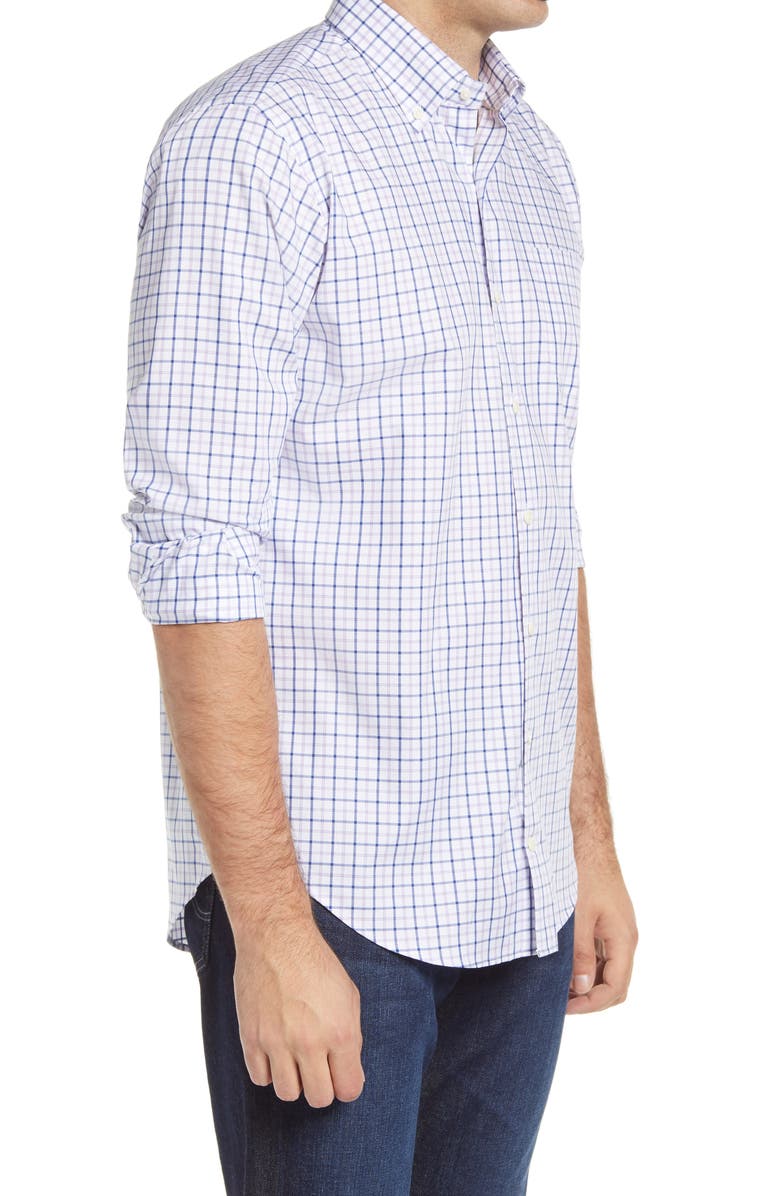 Peter Millar Hyco Regular Fit Tattersall Check Button-Down Shirt, Alternate, color, 