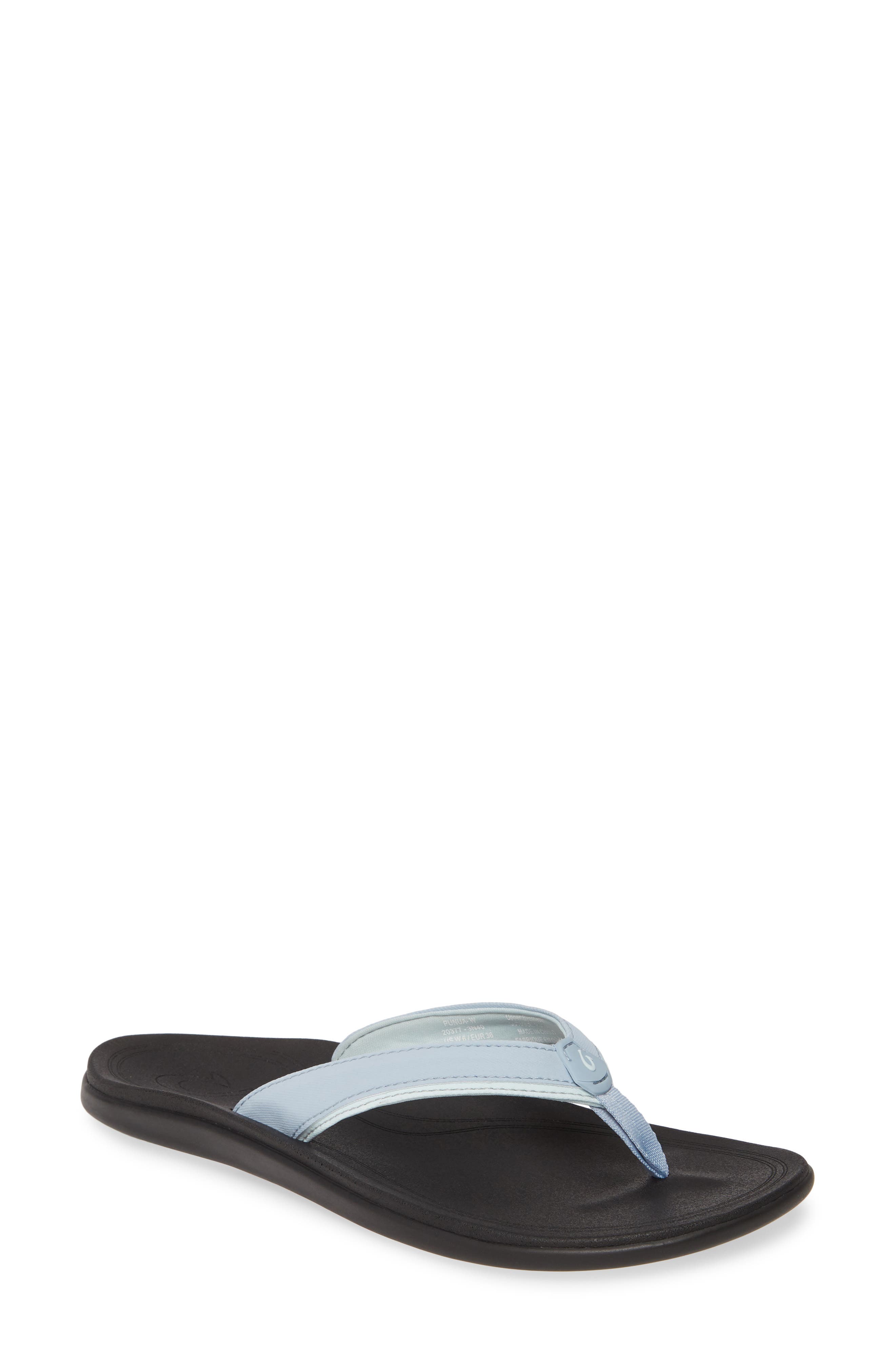 Punua Flip Flop, Main, color, CLOUD BLUE/ BLACK