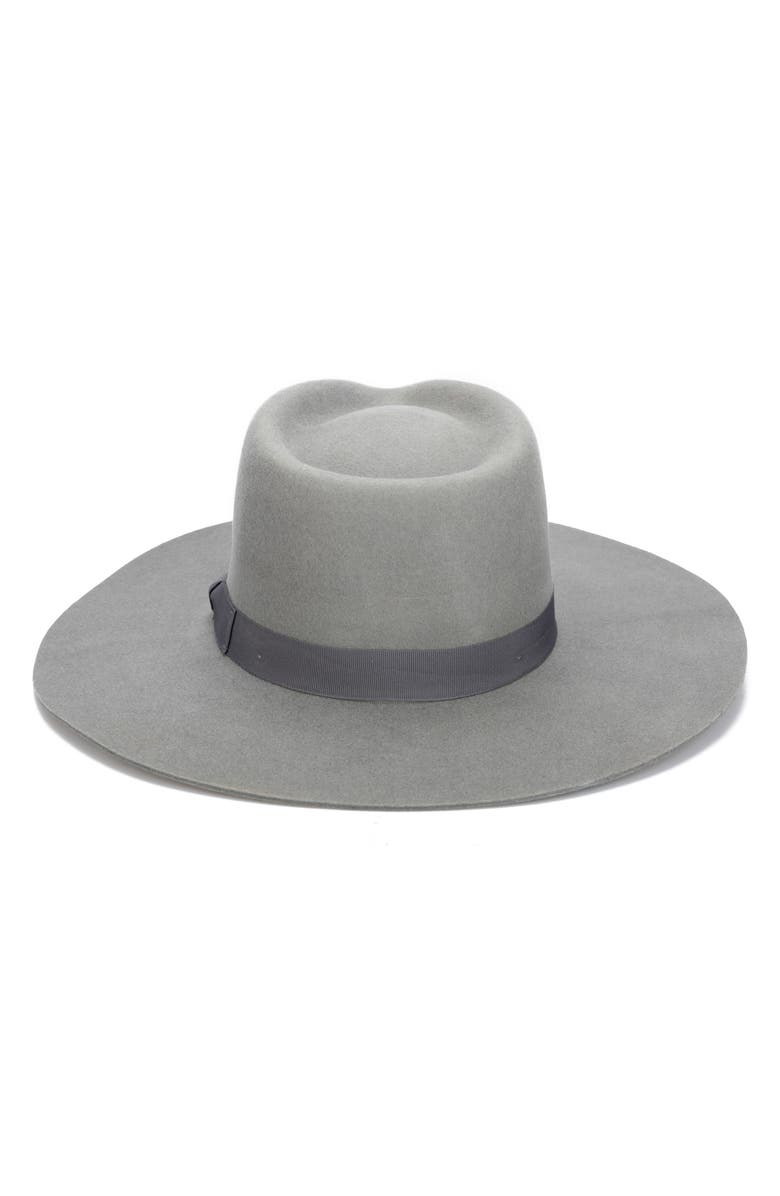 San Diego Hat Julian Felted Wool Fedora, Alternate, color, Grey