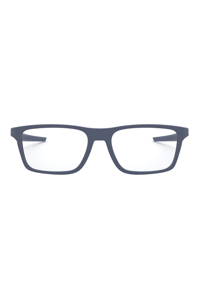 Port Bow 53mm Rectangular Optical Glasses, Main, color, BLUE
