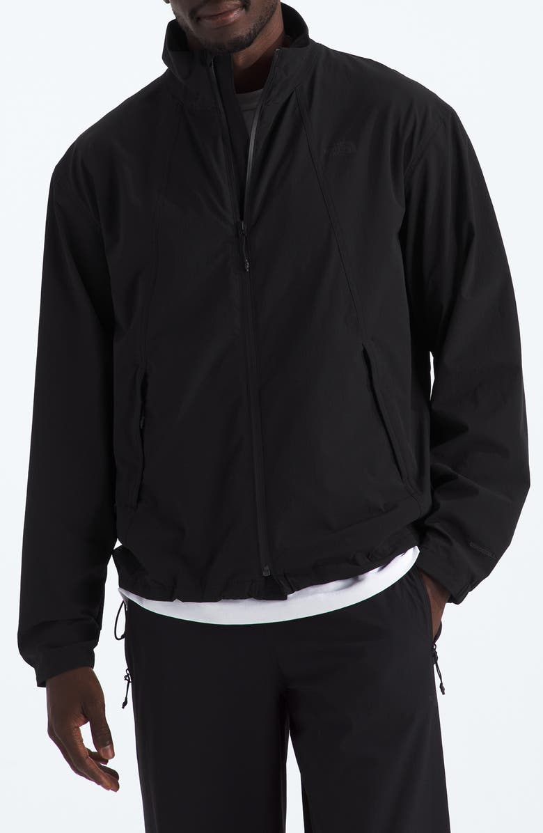 The North Face North Dome Water Repellent Wind Resistant Stretch Nylon Jacket, Main, color, Black