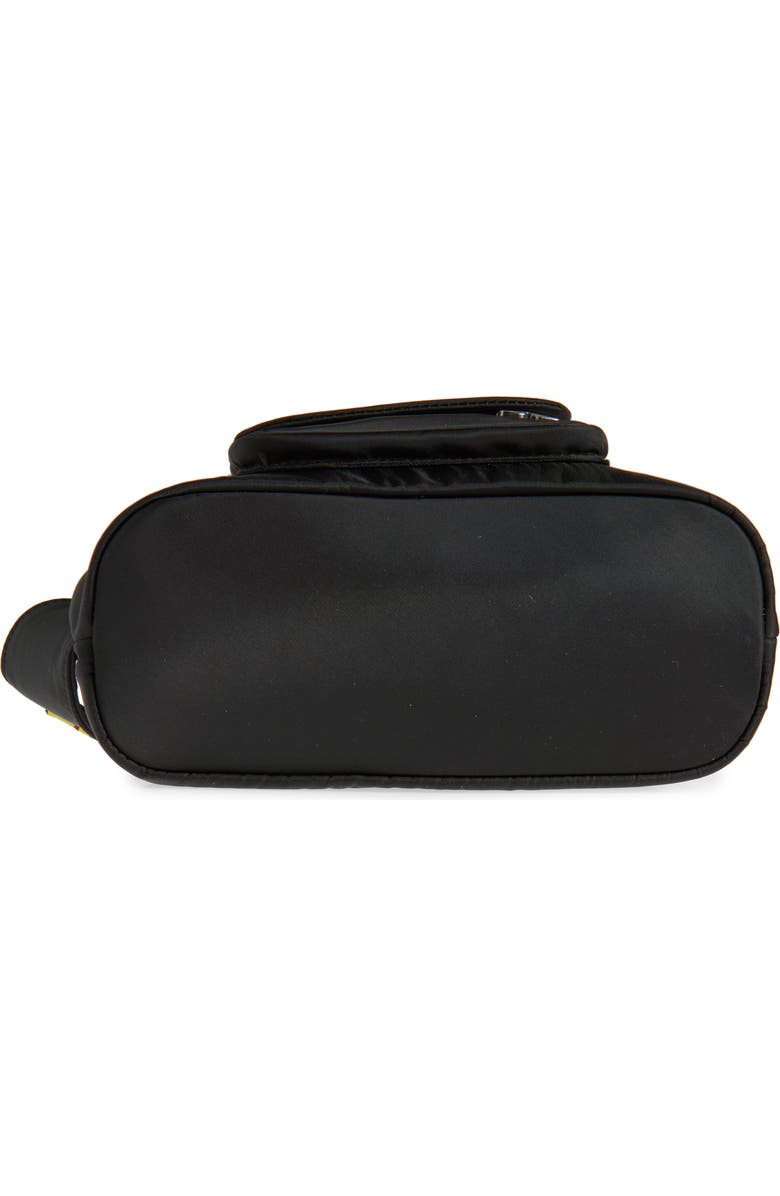 Off-White Asymmetric Sling Bag, Alternate, color, Black