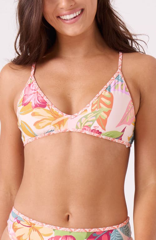 Roxy Hot Tropics Bikini Top In Multi