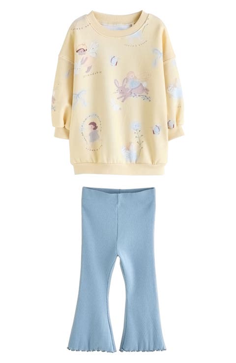 Kids' Fairy Sweatshirt & Flared Leggings Set (Baby & Toddler)