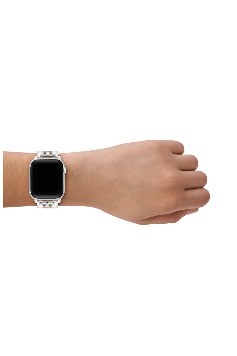 Kira Leather Apple Watch® Strap, 20mm (Nordstrom Exclusive), Alternate, color, IVORY