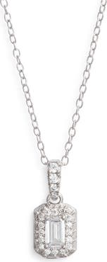 Nordstrom Cubic Zirconia Pendant Necklace