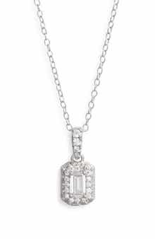 Nordstrom Cubic Zirconia Pendant Necklace