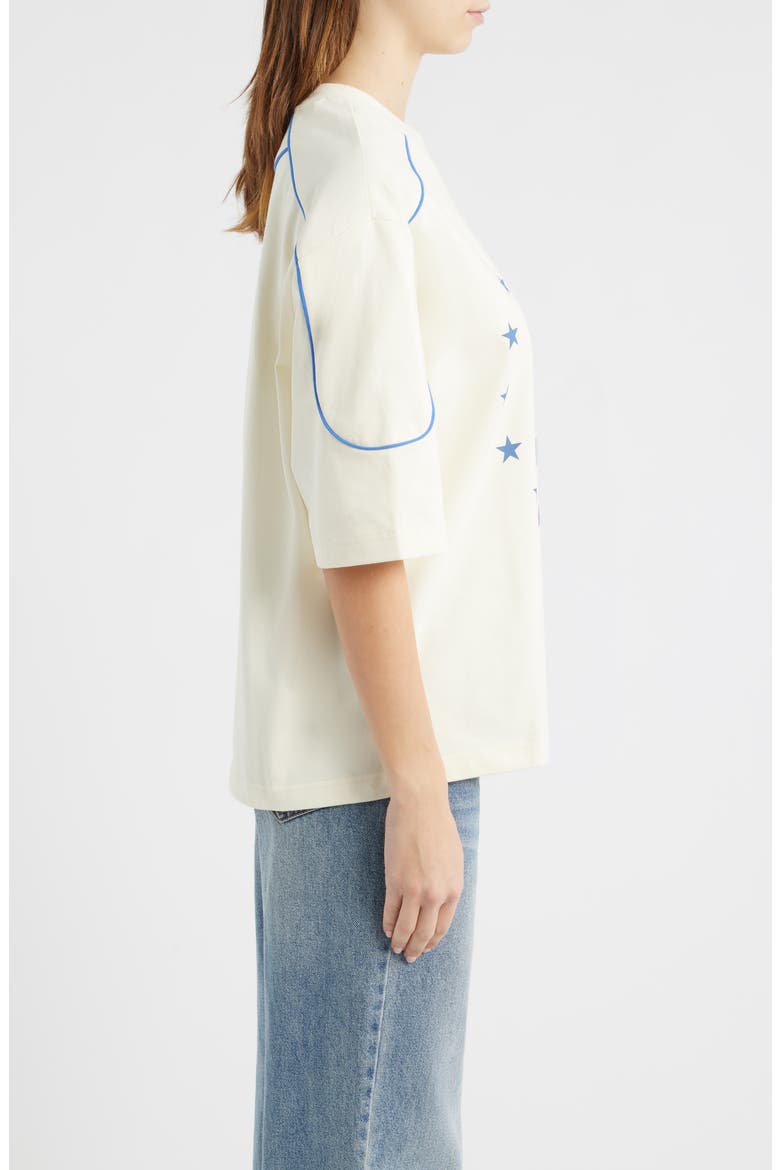 08 Stars Graphic T-Shirt, Alternate, color, MARSHMALLOW