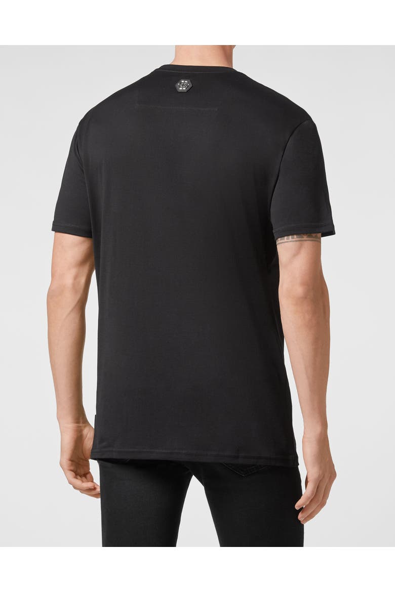 T-Shirt Round Neck Ss Men, Alternate, color, black