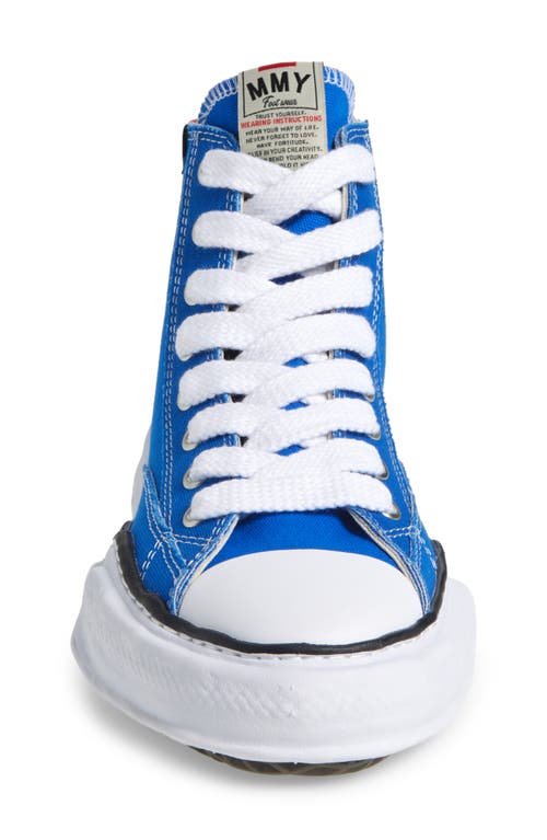 Miharayasuhiro Maison Mihara Yasuhiro Peterson High Top Sneaker In Cl Blue