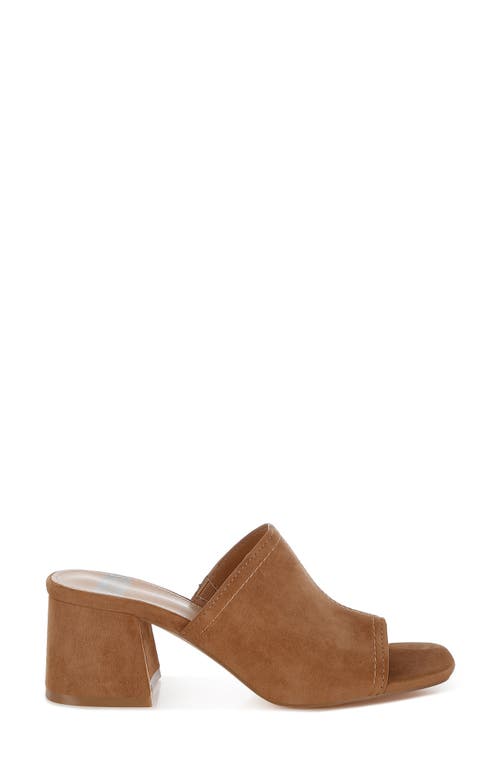 Rag & Co Citarum Slide Sandal In Tan