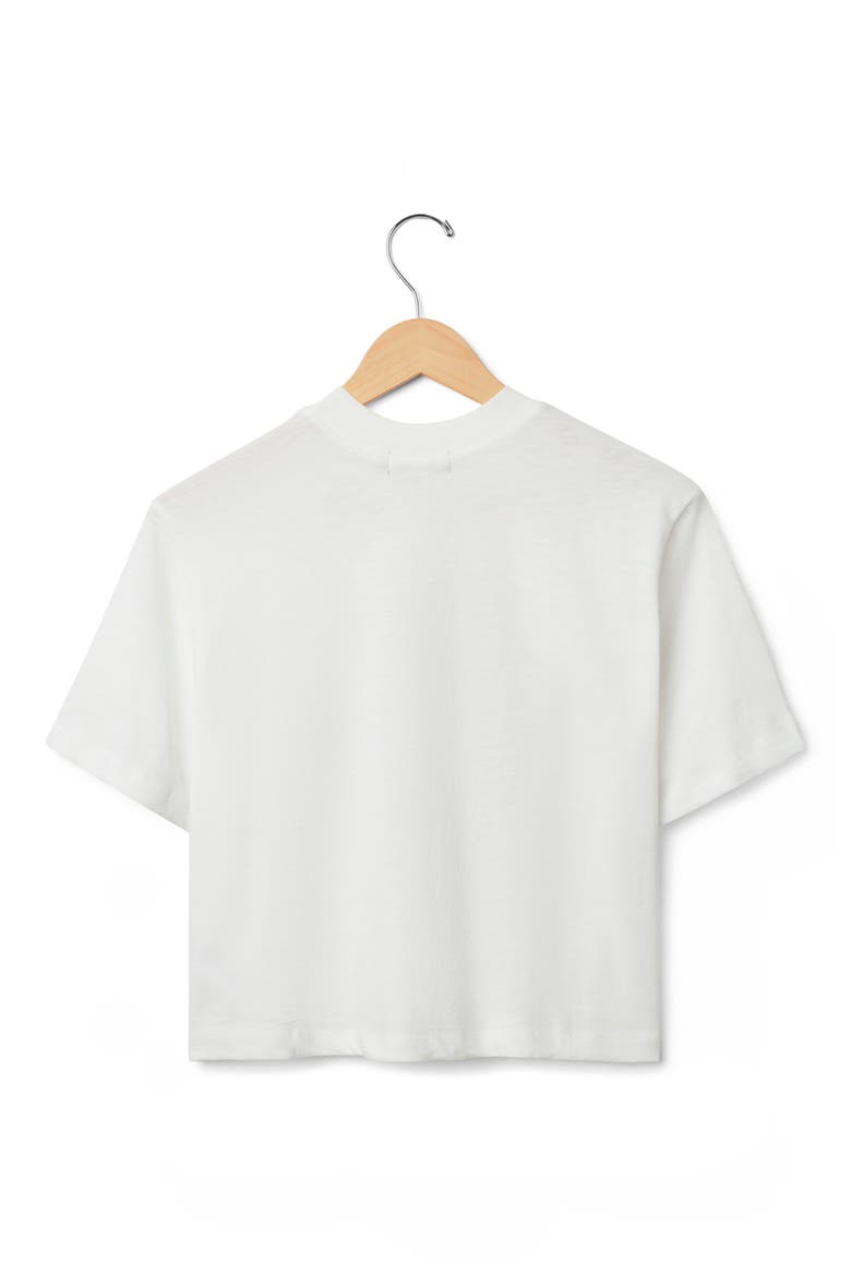 Bengals Game Time Graphic Cropped T-Shirt, Alternate, color, VINTAGE WHITE
