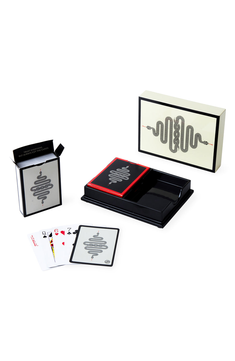 Jonathan Adler Eden Lacquer Playing Card Set, Main, color, 