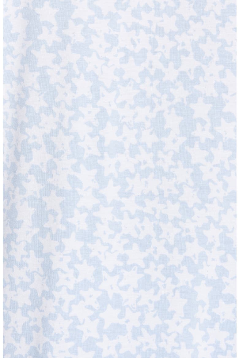 Nessa Print Short Pajamas, Alternate, color, SKY STARS