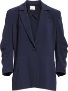 Cinq à Sept Khloe Ruched Sleeve Blazer