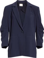 Cinq à Sept Khloe Ruched Sleeve Blazer