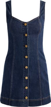 Alice + Olivia Bea Denim Minidress