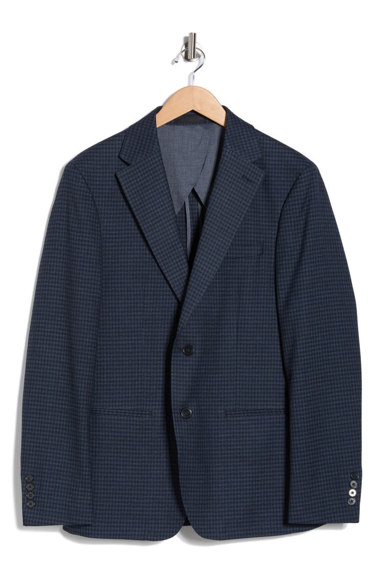 Plaid Two-Button Sport Coat, Alternate, color, BLUE