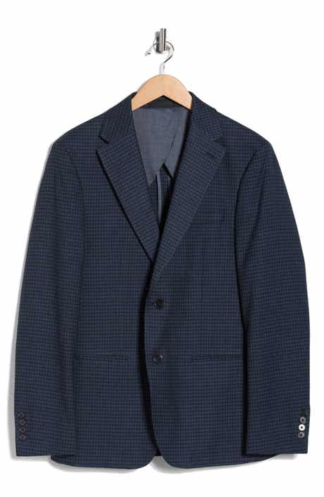 Calvin Klein Plaid Two-Button Sport Coat
