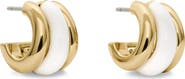 Kate Spade New York tiny twinkles trio huggie hoop earrings