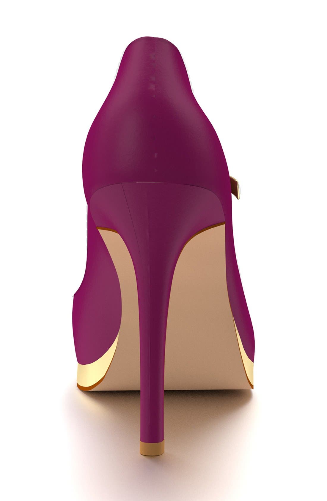 Mary Jane Platform Pump, Alternate, color, PURPLE/ SOFT PINK