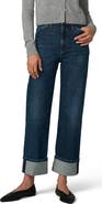 Joe's The Margot Cuffed Slant Pocket High Waist Relaxed Straight Leg Jeans