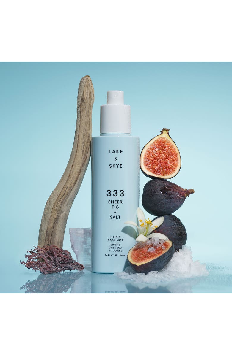 Lake & Skye 333 Sheer Fig + Salt Hair & Body Mist, Alternate, color, 