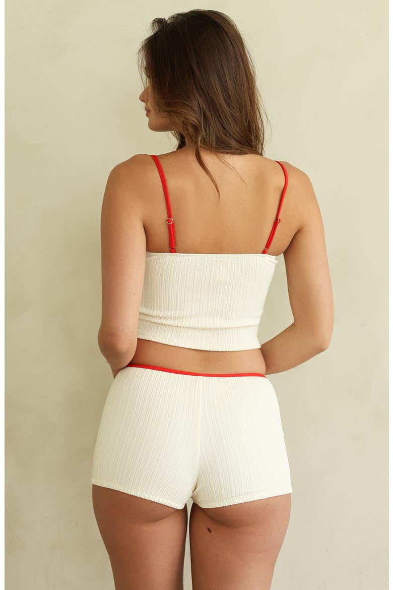 Luisa Shorts, Alternate, color, Gardenia Pointelle
