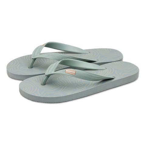 Women's Classicz Coastal Natural Rubber Flip-Flop Thong Sandals