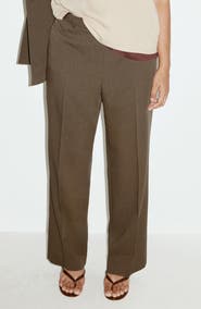 MANGO Straight Leg Pants