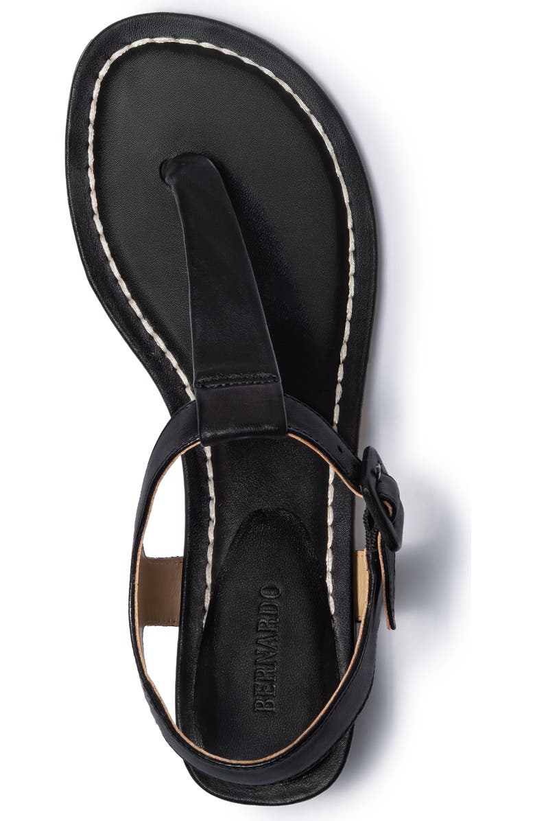 Bernardo Footwear Goyara Demi Heel Sandal, Alternate, color, Black