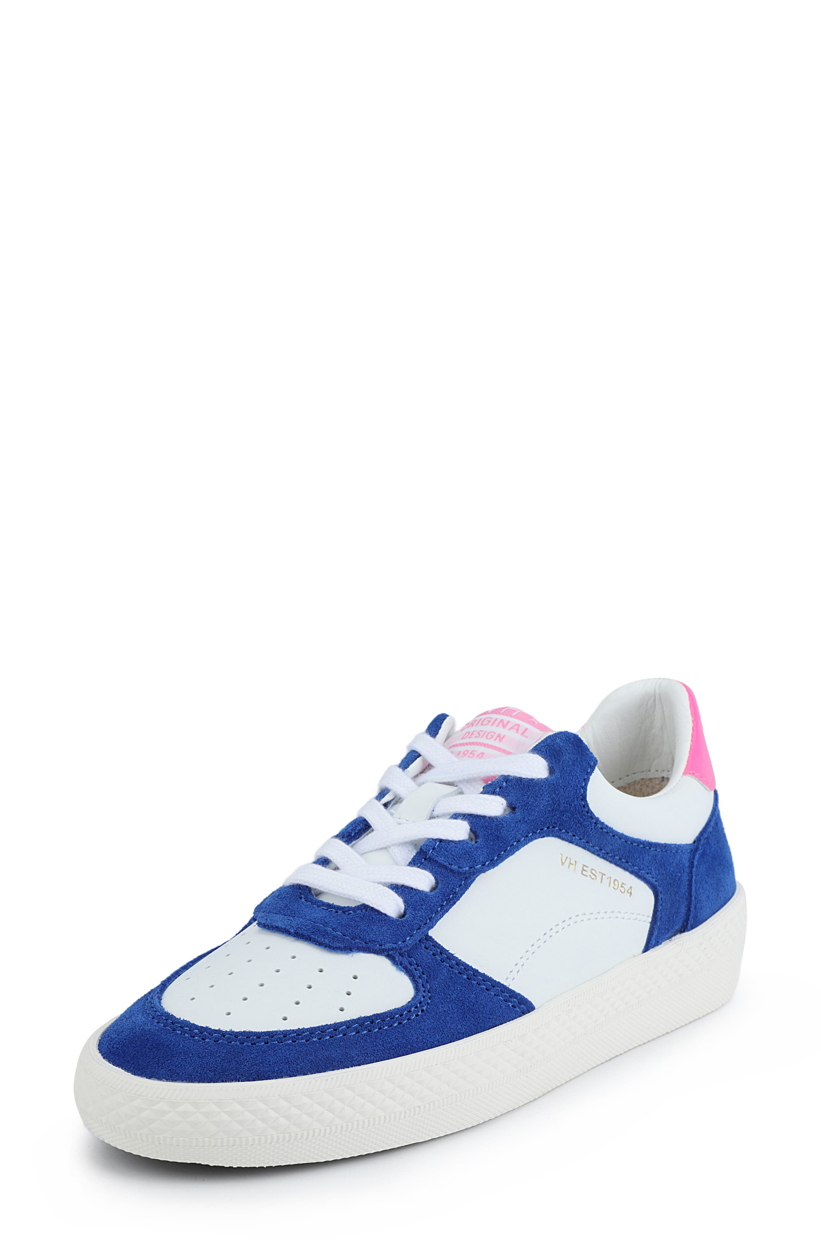 Vintage Havana Fast Sneaker, Alternate, color, Electric Blue/ Neon Pink