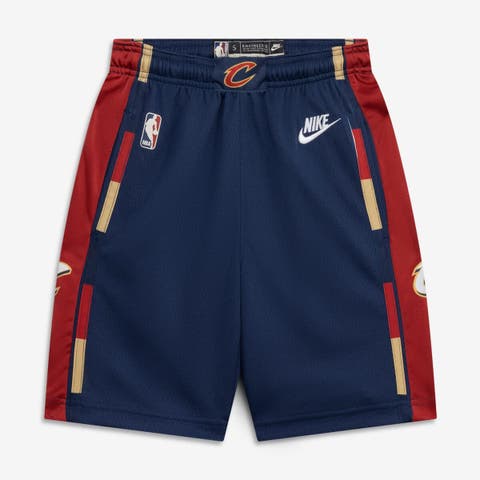 Youth Nike  Navy Cleveland Cavaliers Hardwood Classics Dri-FIT Swingman Shorts