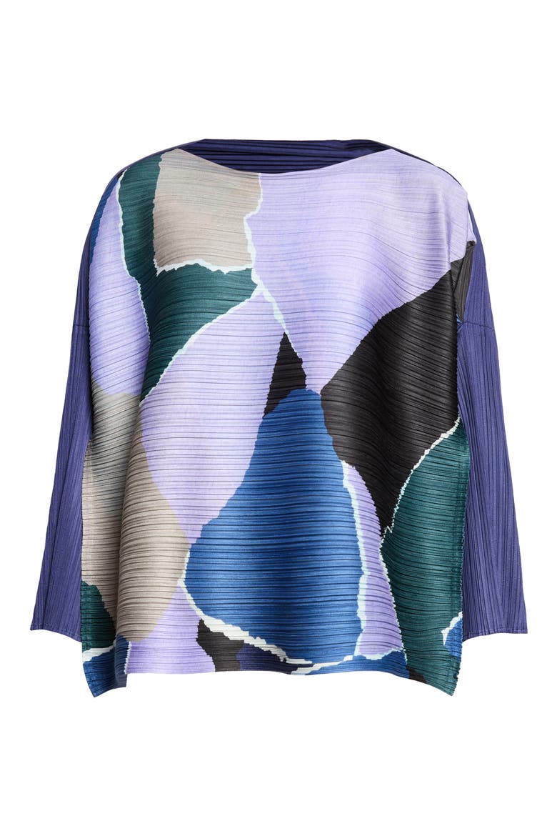 Surprise Pleated Top, Alternate, color, PURPLE