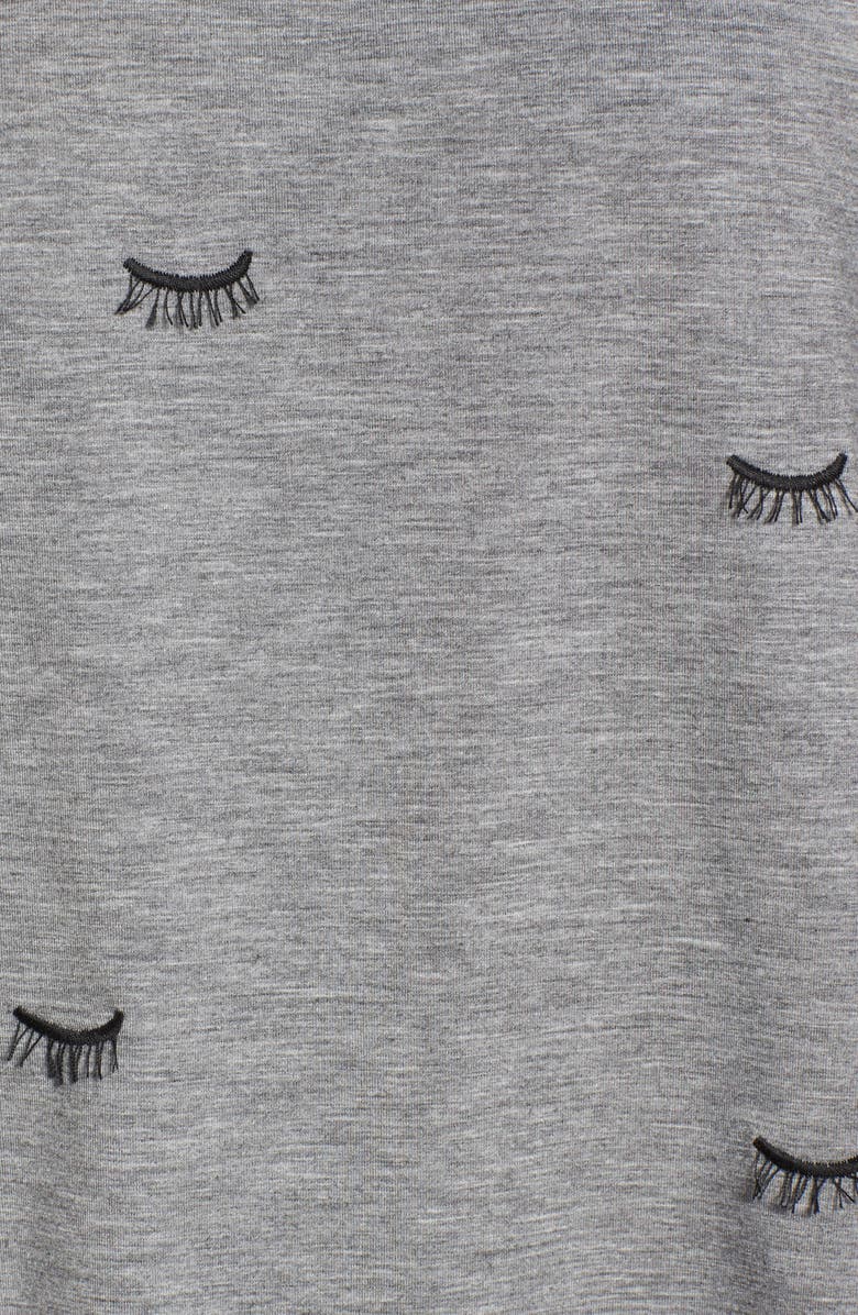 Currently in Love Embroidered Eyelash Tee, Alternate, color, 