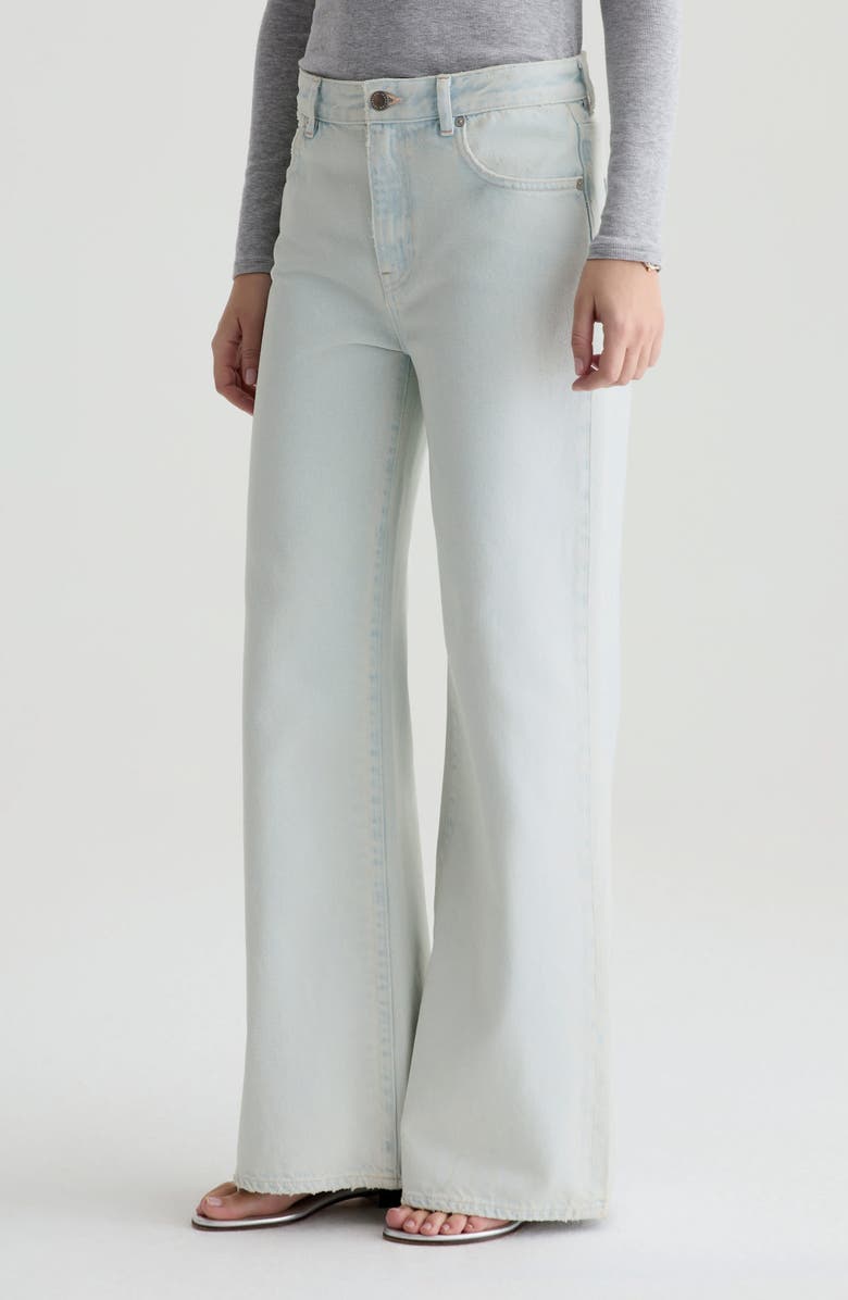 AG Saige Wide Leg Jeans, Alternate, color, Luminance